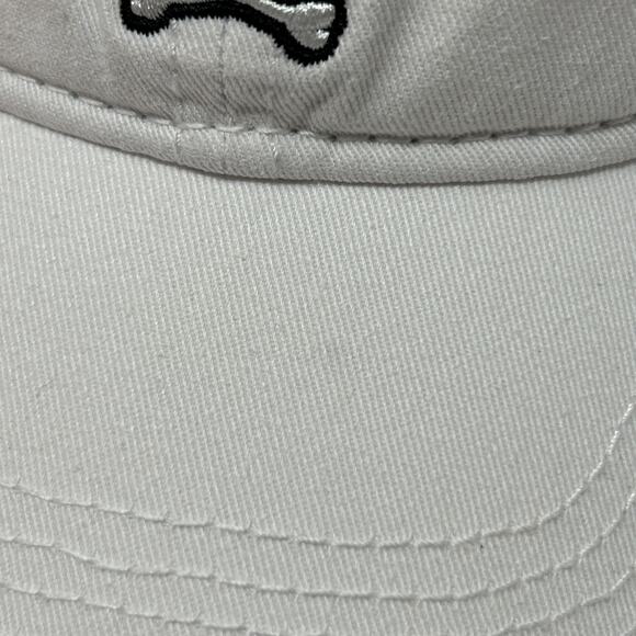 Psycho Bunny Dad Hat Baseball Cap Unstructured 6 Panel Strapback White - Picture 6 of 13